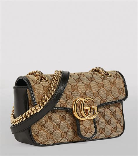 Gucci Gg Emblem Mini Bucket Bag, , Gg Canvas in 